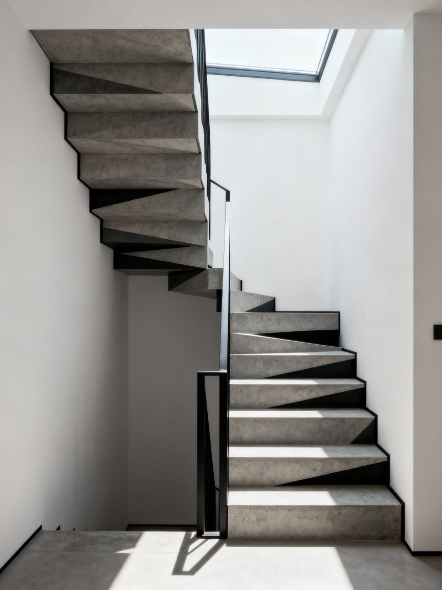 折线 / 异形楼梯示意图